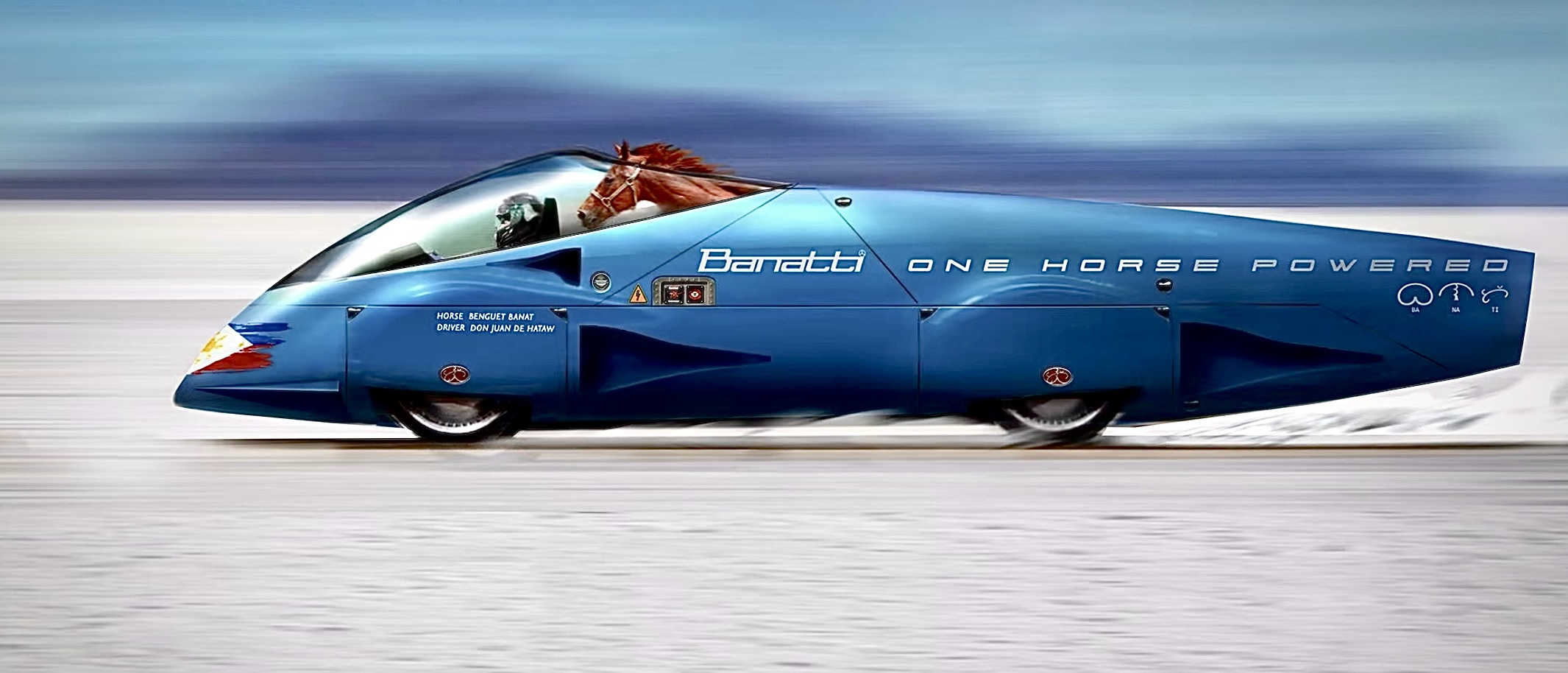 Banatti One Horse Powered moving laterally