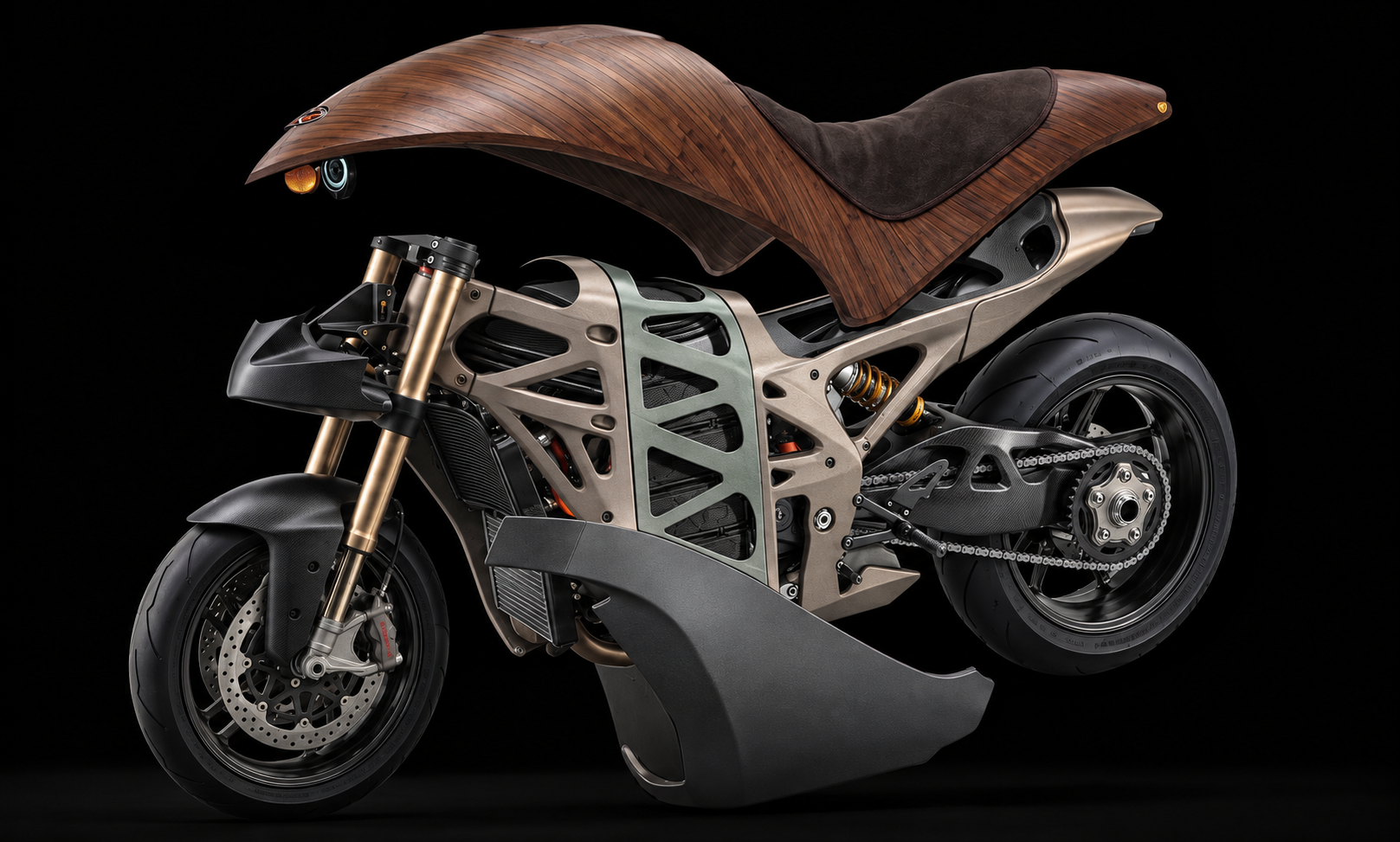 Exploded structural view of the Green Falcon